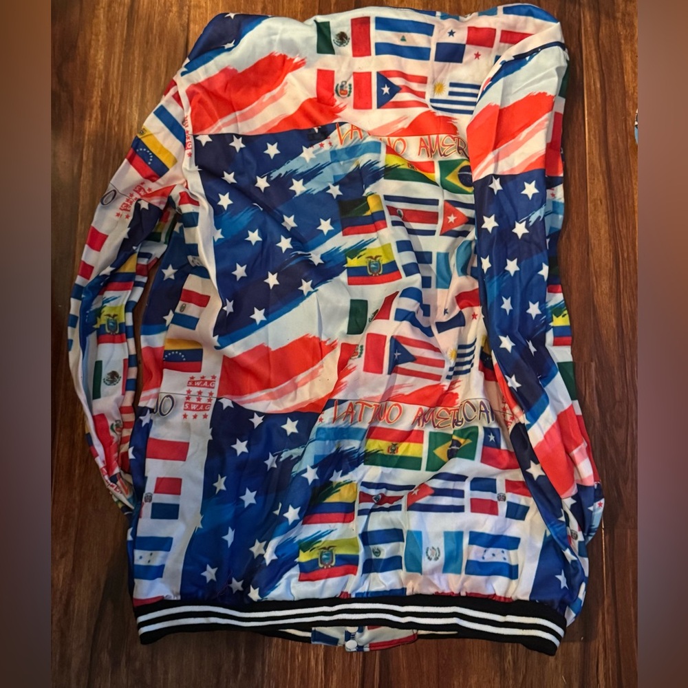 Custom Original Swag Multicoloured Jacket With Fl… - image 2